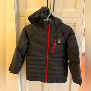 Spyder Boys Winter Jacket size 10 black